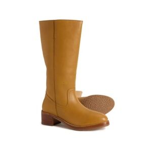 Frye Camryn Tall Shaft Boots - Leather - Banana Yellow